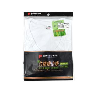 皮爾卡登男竹纖涼感U領短袖衫-XL